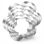 5 Pack Flower Cookie Cutters
