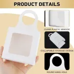 10 Pack Bottle Gift Boxes with Windows, 16 x 9 x 3 cm