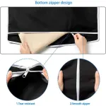 2 Pack Hanging Laundry Bags with Hooks