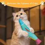 3 Pack Catnip Fish Kicker Toys