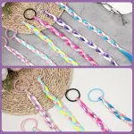 6 Pack Colorful Braided Hair Extensions