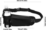 Adjustable Hydration Waist Belt with Phone Pocket