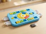 Interactive Dog Puzzle Toy – Slow Feeder & Treat Dispenser – Blue