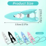 5 Pcs Mini Scissors with Cover, Portable Travel Scissors, Tiny Sewing Scissor, Multifunctional Micro Snips for Sewing, Crafts, and Yarn