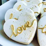 5 Pieces Heart Cookie Cutter Set – Valentine’s Day Heart Shapes Stainless Steel Cutters Molds for Anniversary, Bridal, Engagement and Wedding, Baking Gifts