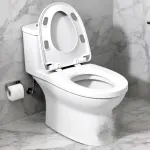 4PCS Toilet Seat Bumpers,Universal Buffer Toilet Lid Bumpers for Families, Hotels, Hospitals, School Toilet Seats