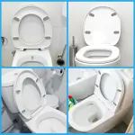 4PCS Toilet Seat Bumpers,Universal Buffer Toilet Lid Bumpers for Families, Hotels, Hospitals, School Toilet Seats
