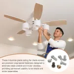 20Pcs Ceiling Fan Blade Screws, 1/4″-20 x 3/8 Carbon Steel Phillips Pan Motor Replacement Screw for Lighting Ceiling Fan, Copper