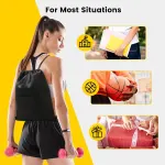 Drawstring Backpack Water Resistant String Bag Sports Sackpack Gym Sack with Side Pocket for Men Women