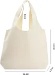 Cotton Canvas Tote Bag,Shopping Bags,DIY Gift Bags,Cloth Bag,Solid Color Bag