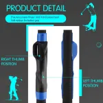 4 Pcs Golf Grip Trainer, Golf Training Aid Swing Trainers Club Grips Accessories for Golfer Enhance Strength Hand Position and Swing Technique, Unique Gift for Golfing Enthusiasts