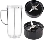 2X Cross blade with replacement 22oz cup for 250w Magic bullet MB1001 Blender