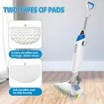4 Pack Steam Mop Pads Replacement or Bissell Powerresh Steam Mop 1940 1440 1544 1806 2075 Series, Model 5938 19402 19404 19408 19409 1940A 1940 1940Q 1940T 1940W, Microiber Washable, Reusable
