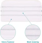 4 PCS Replacement Pads Accessories Compatible with Black+Decker Steam Mop SM1600, SM1610, SM1620, HSM13E1, HSMC1300X, HSMC1321, HSMC1321APB, HSMC1361SGP, BDH1855SM, BDH1760SM, SMP20 Mop Pads