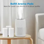 30 Pack Core Mini Aroma Pads Replacement or LEVOIT LV-H128 Essential Oil Replacement Aromatherapy Reill Pads Compatible with LEVOIT Core Mini/LV-H128 Air Puri-ier White
