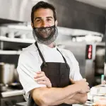 100 pcs Elastic Black Comortable Protective Beard Covers 18″ Disposable Nylon Breathable Beard Net or Men