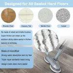 12 Pack Replacement Steam Mop Pads or Shark S8201 S7001 S8001 S7201 S7000AMZ S7000 S7005 S7020 S7001C Steam Mop, Steam & Scrub All-in-One Scrubbing and Sanitizing, Dirt Grip Scrub Washable Pad