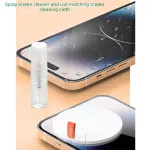 Multi-functional Electronics Cleaning Tool Kit, Portable Keyboard Cleaner Brush Set for Laptop Camera Earphone Screen-White