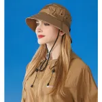 Unisex Quick-Dry Waterproof Bucket Hat – Outdoor Sun Protection Visor Hat – Khaki