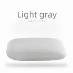 Office Nap Pillow - Memory Foam Core - Light Grey