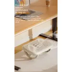 Office Footrest Stool – Rocking Version – white