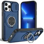 2-in-1 Magnetic Sliding Lens Case for iPhone 13 Pro – Blue