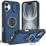 2-in-1 Magnetic Sliding Lens Case for iPhone 16 Plus – Blue