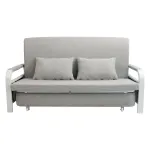 2 In 1 Sofa Bed Beneath Foldable Carbon Hidden Storage Sofa – 158cm