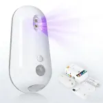 2-in-1 Motion Sensor Toilet UV Sterilizer Light with RGB Night Light – Automatic Disinfection, Waterproof Rechargeable Design for Bathroom Hygiene – 2PCS