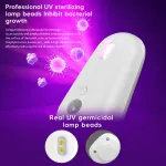 2-in-1 Motion Sensor Toilet UV Sterilizer Light with RGB Night Light – Automatic Disinfection, Waterproof Rechargeable Design for Bathroom Hygiene – 3PCS