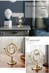 White Black Rotating Hourglass Clock Home Decor Time-Keeping Device High-Quality Materials