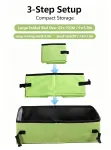 Portable Foldable Cat Litter Box for Travel,large – Grey