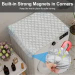 18×33″ Foldable Ironing Blanket,Magnetic Ironing Mat Heat Resistant Laundry Pad