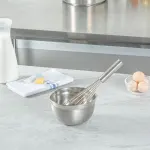 12″ Baking Whisk,Stainless Steel Wire Whisk Ideal For Beating Eggs,Blending Sauces,Mixing Batter