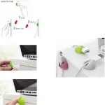 6Pcs Cord Management Cable Clips Soft Silicone for Audio Phone Charger Cable Organization