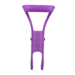 1 Set of Sponge Handle Plastic Violet Mop Handle for Squeezing Cleaning Purpose