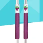 2-Pack Cotton Floral Handle Covers for Refrigerator Oven Dishwasher Decorative