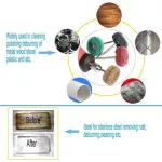 100PCS rotating tool grinding and polishing wheel set, flushing pad brush grinding kit, metal polishing deburring