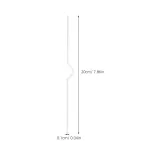 100pcs White Iron Calendar Hangers for School and Office Use, Easy Page Flipping, and Convenient