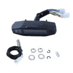 Fuel Gauge Speedometer, Odometer LED Fuel Level Gauge for Motorcycle