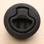 4Pcs Durable Flush Latches Black Keyed Locks for Motorhome and Household