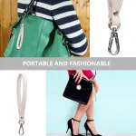 1Pc White PU Strap for Handbag Durable Replacement Handbag Belt