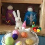 2000Pcs Small  for Crafts Assorted Colors Durable Soft Yarn Balls