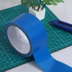 Water Resistant Blue Cloth Tape with High Peel Strength for Heavy Packaging