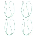4- Elastic Trash Bag Fasteners Household Tie Bands for Kitchen and Outdoor Use