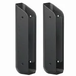 2pcs Wall & Under Desk Laptop Mount Holder,Anti-Scratch Pads,Universal for Keyboards,Tablets&More