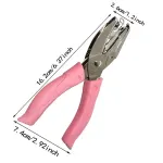 1/16 Inch Small Mini Tiny Shaped Circle Metal Single Handheld Hole Paper Punch Punchers
