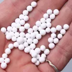 500g Pie Ceramic Baking Beans Beads Press Stone Weights Tools with Storage Bag