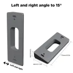 Upgrades Doorbell Mount Easy Installation Doorbell Support Convenient Doorbell Hold PC Improve Home Security Easily