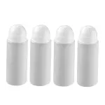 4Pcs Plastic Kitchen Seasoning Bottles with Stylish Design for Table Use